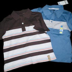 Gymboree boys polo shirts set of 2 size 3T NWT